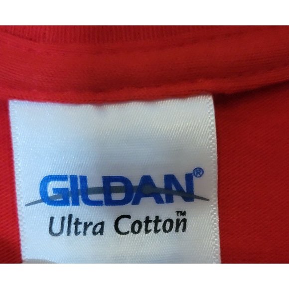 Sturgis 75th Motorcycle Rally Graphic‎ Tee Shirt Gilden Tag Red Size XL - Picture 7 of 8